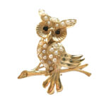 Broche Vintage Hibou 2000