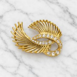 Broche Vintage Feuille 20070
