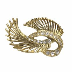 Broche Vintage Feuille 20070