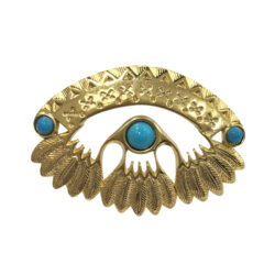 Broche Vintage SPHINX Plume 20294