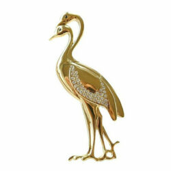 Broche Vintage FRIED Oiseau 20906