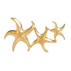 Broche Vintage Etoiles de Mer 21098