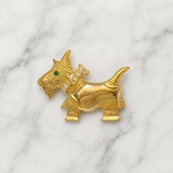 Broche Vintage Chien 21353