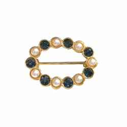 Broche Vintage Ovale A1096