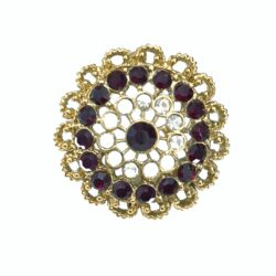 Broche Vintage Rosace A116