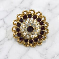 Broche Vintage Rosace A116