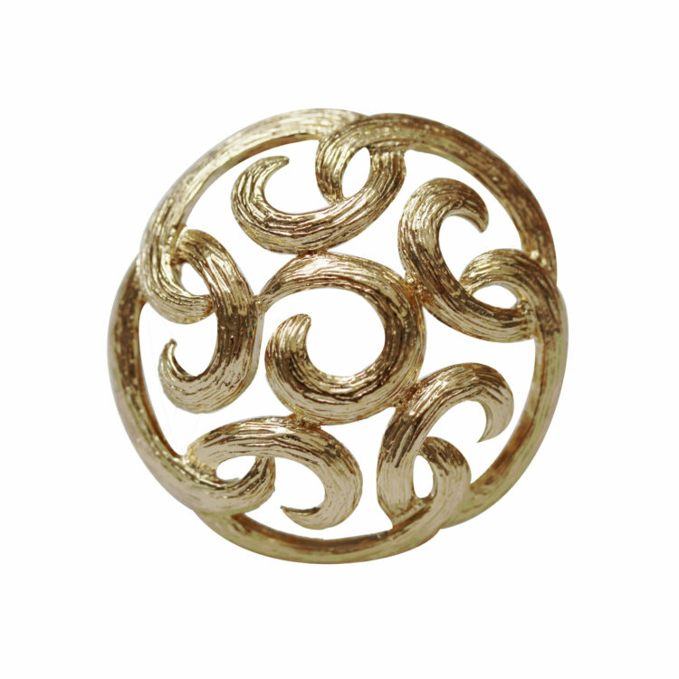 Broche Vintage Rond A2163