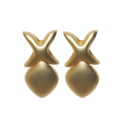 Boucles d'Oreilles Percées Vintage E0506