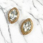Boucles d’Oreilles Clips Vintage Ovale E10