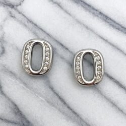 Boucles d’Oreilles Clips Vintage Rectangle SPHINX E1863