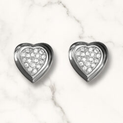 Boucles d’Oreilles Clips Vintage SPHINX Coeur E2163