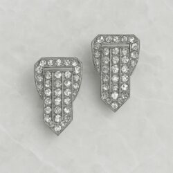 Boucles d’Oreilles Clips Vintage SPHINX Ceinture E2428