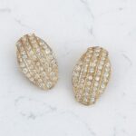 Boucles d’Oreilles Clips Vintage SPHINX Ovale E2458