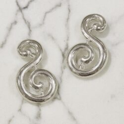 Boucles d’Oreilles Clips Vintage SPHINX Spirale E2547