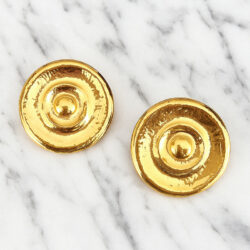 Boucles d’Oreilles Clips Vintage SPHINX Rond E2565