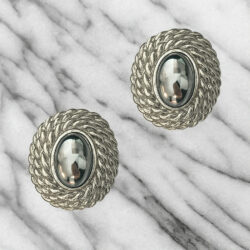 Boucles d’Oreilles Clips Vintage SPHINX Ovale E2875
