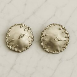 Boucles d’Oreilles Clips Vintage SPHINX Rond E3258