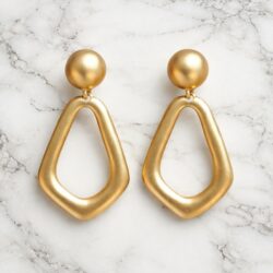 Boucles d’Oreilles Clips Vintage Forme E3775