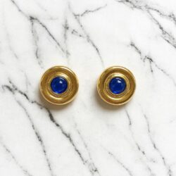 Boucles d’Oreilles Clips Vintage Rond E4120