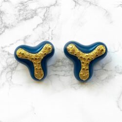 Boucles d’Oreilles Clips Vintage Forme P3020