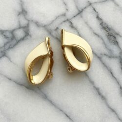 Boucles d’Oreilles Clips Vintage Torsade S2905