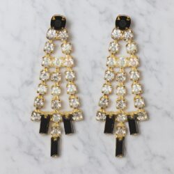 Boucles d’Oreilles Percées Vintage Arabesque XO170
