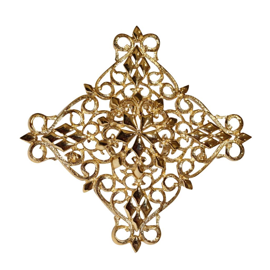 Broche Vintage Croix A1604