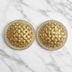 Boucles d’Oreilles Clips Vintage SPHINX Rond E2965.