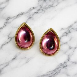 Boucles d’Oreilles Percées Vintage SPHINX Goutte E2499