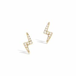 Boucles d’Oreilles Plaqué Or Eclair 22HA1890CZ