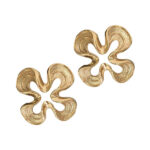 Boucles d’Oreilles Clips Vintage SPHINX Feuille E1300